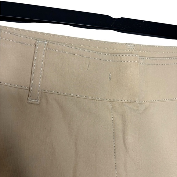 Lafayette 148 Business Casual Tan Stone Trouser Cropped Pants Size 4 - Picture 4 of 12
